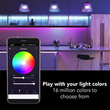 Load image into Gallery viewer, 6" Smart WiFi RGB+White LED Recessed Light Fixture (4-Pack) - BAZZ Smart Home.ca